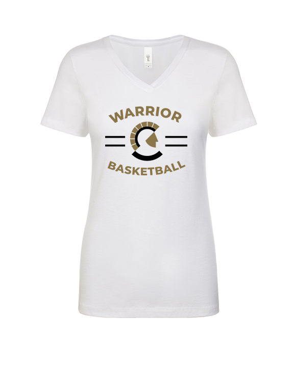 Army & Navy Academy Basketball Curve - Womens V-Neck