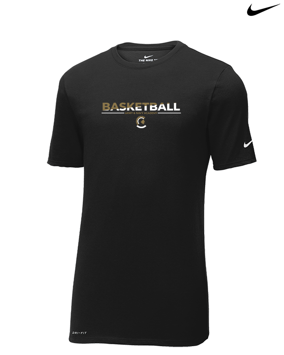 Army & Navy Academy Basketball Cut - Mens Nike Cotton Poly Tee