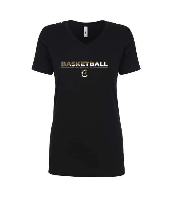 Army & Navy Academy Basketball Cut - Womens Vneck