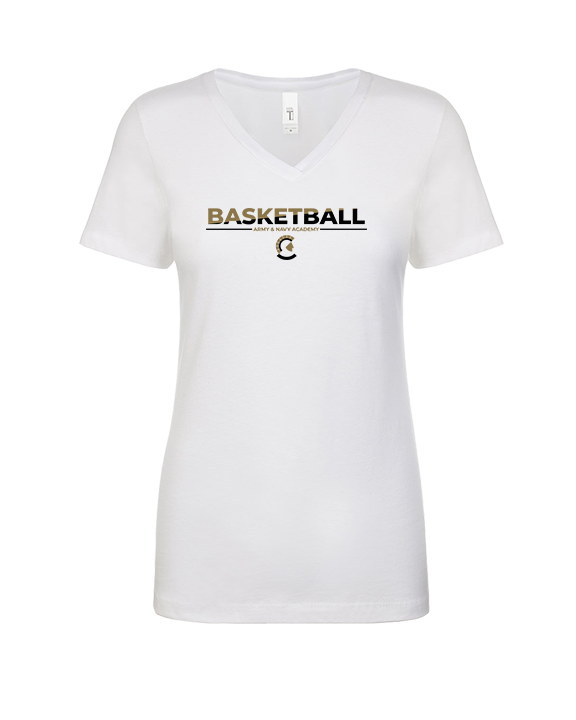Army & Navy Academy Basketball Cut - Womens Vneck