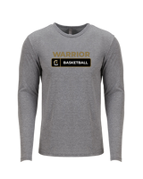 Army & Navy Academy Basketball Pennant - Tri-Blend Long Sleeve