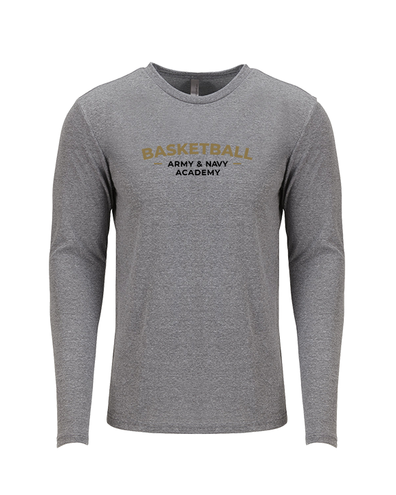 Army & Navy Academy Basketball Short - Tri-Blend Long Sleeve