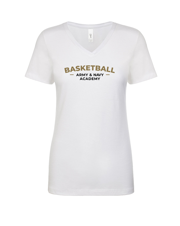 Army & Navy Academy Basketball Short - Womens Vneck