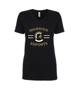 Army & Navy Academy Esports Curve - Womens V-Neck