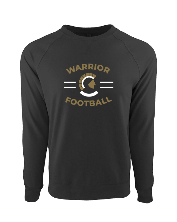 Army & Navy Academy Football Curve - Crewneck Sweatshirt