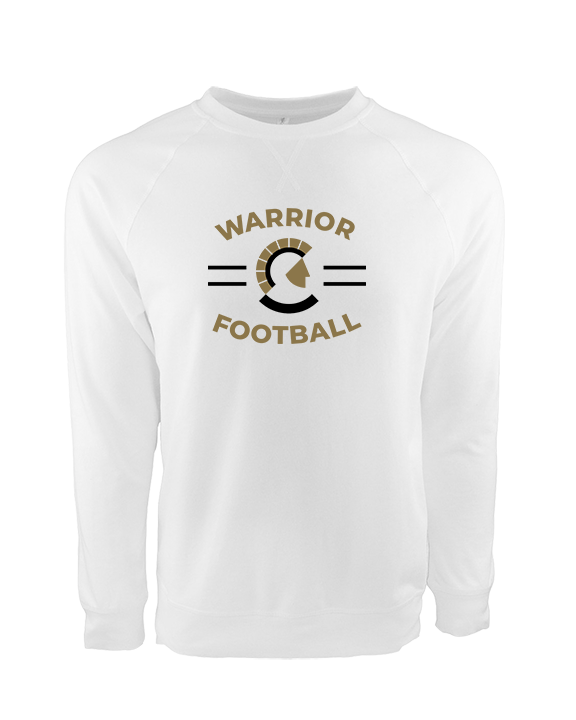 Army & Navy Academy Football Curve - Crewneck Sweatshirt