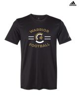 Army & Navy Academy Football Curve - Mens Adidas Performance Shirt