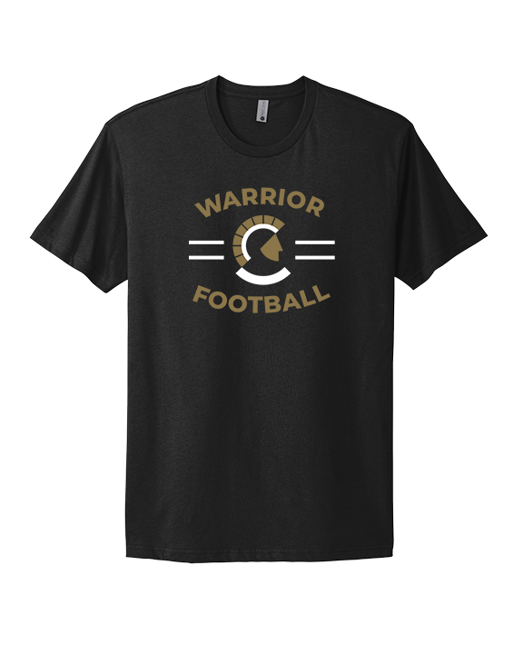 Army & Navy Academy Football Curve - Mens Select Cotton T-Shirt