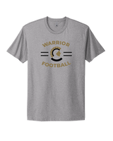 Army & Navy Academy Football Curve - Mens Select Cotton T-Shirt