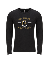 Army & Navy Academy Football Curve - Tri-Blend Long Sleeve