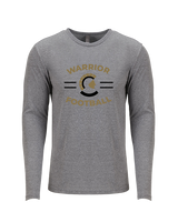 Army & Navy Academy Football Curve - Tri-Blend Long Sleeve