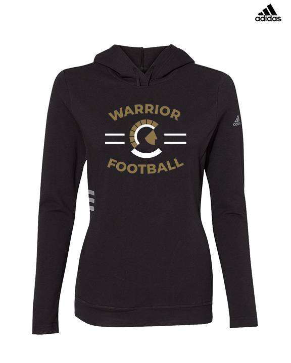 Army & Navy Academy Football Curve - Womens Adidas Hoodie