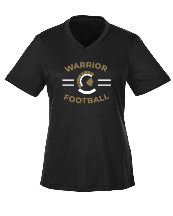 Army & Navy Academy Football Curve - Womens Performance Shirt