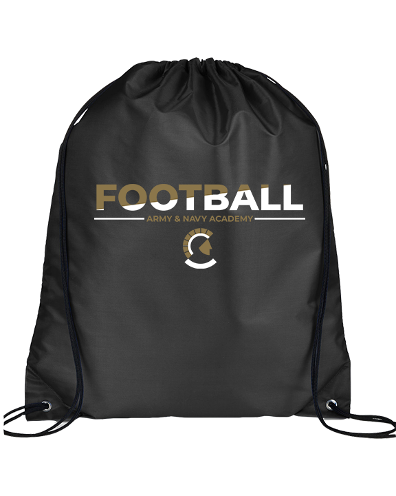 Army & Navy Academy Football Cut - Drawstring Bag