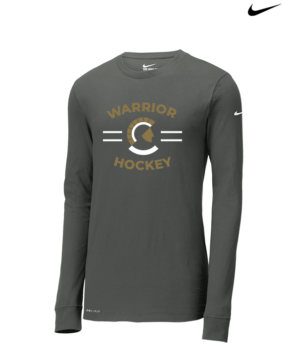 Army & Navy Academy Hockey Curve - Mens Nike Longsleeve