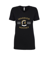 Army & Navy Academy Hockey Curve - Womens V-Neck