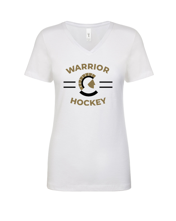 Army & Navy Academy Hockey Curve - Womens V-Neck