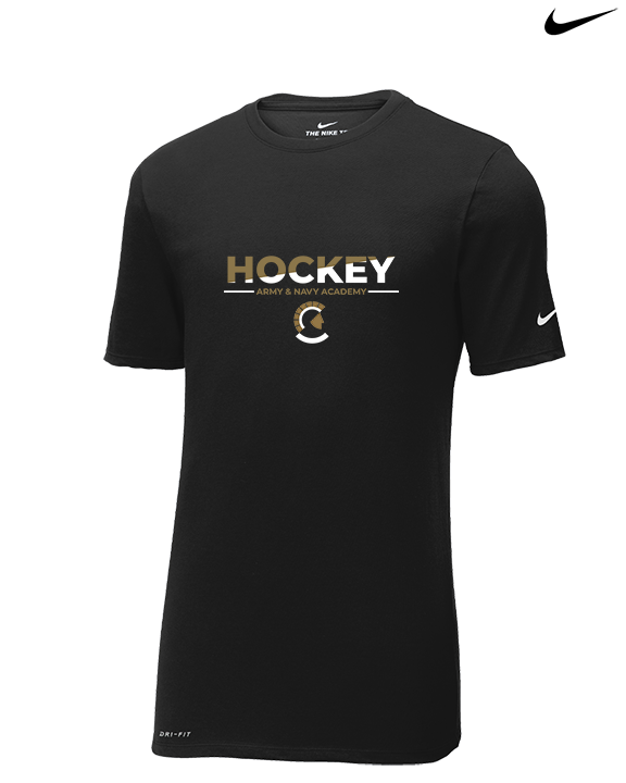Army & Navy Academy Hockey Cut - Mens Nike Cotton Poly Tee