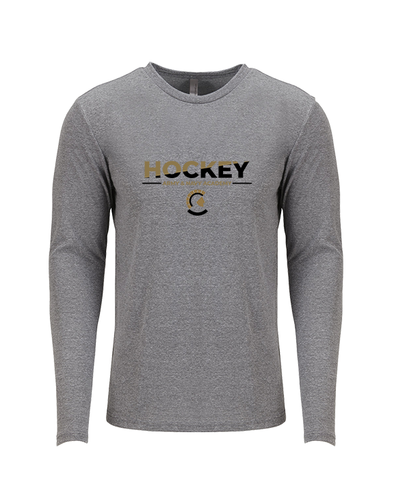 Army & Navy Academy Hockey Cut - Tri-Blend Long Sleeve