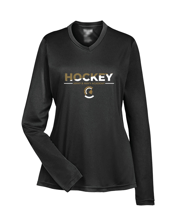 Army & Navy Academy Hockey Cut - Womens Performance Longsleeve