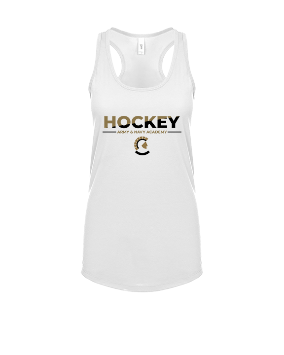 Army & Navy Academy Hockey Cut - Womens Tank Top