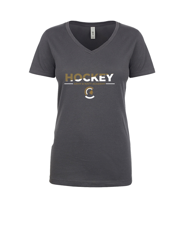 Army & Navy Academy Hockey Cut - Womens Vneck
