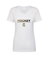 Army & Navy Academy Hockey Cut - Womens Vneck