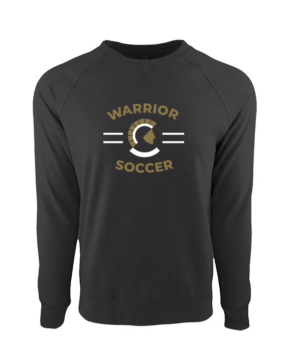 Army & Navy Academy Soccer Curve - Crewneck Sweatshirt