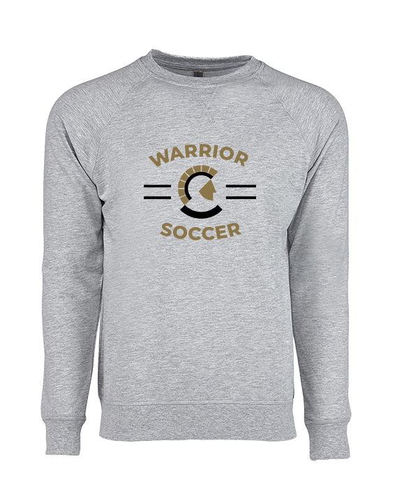 Army & Navy Academy Soccer Curve - Crewneck Sweatshirt