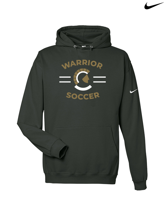 Army & Navy Academy Soccer Curve - Nike Club Fleece Hoodie