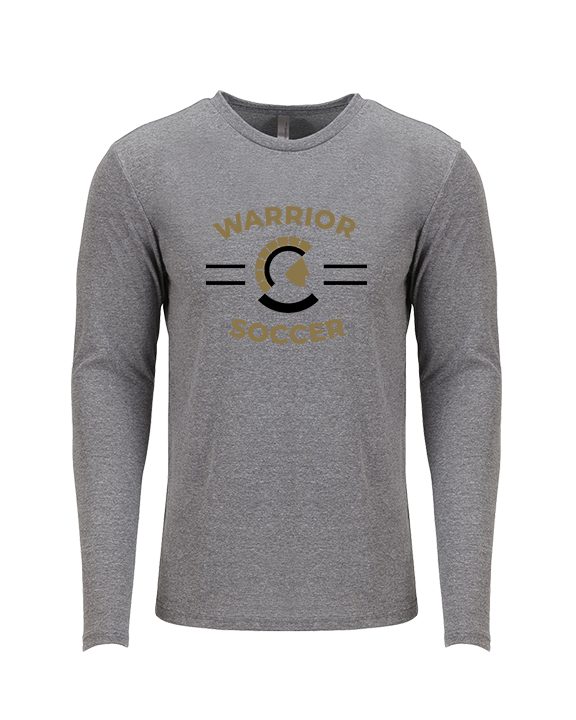 Army & Navy Academy Soccer Curve - Tri-Blend Long Sleeve