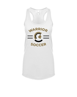 Army & Navy Academy Soccer Curve - Womens Tank Top