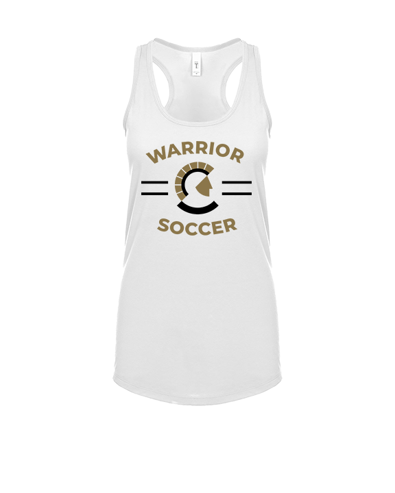 Army & Navy Academy Soccer Curve - Womens Tank Top