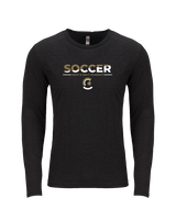 Army & Navy Academy Soccer Cut - Tri-Blend Long Sleeve