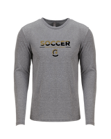 Army & Navy Academy Soccer Cut - Tri-Blend Long Sleeve