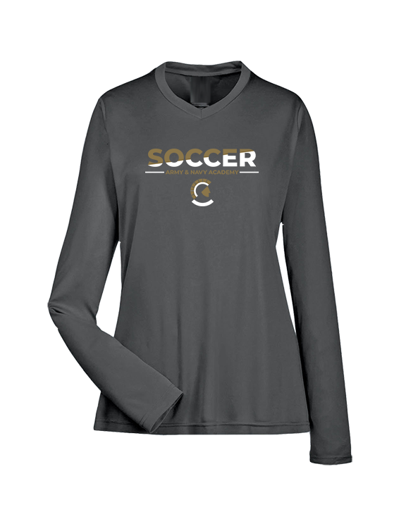 Army & Navy Academy Soccer Cut - Womens Performance Longsleeve