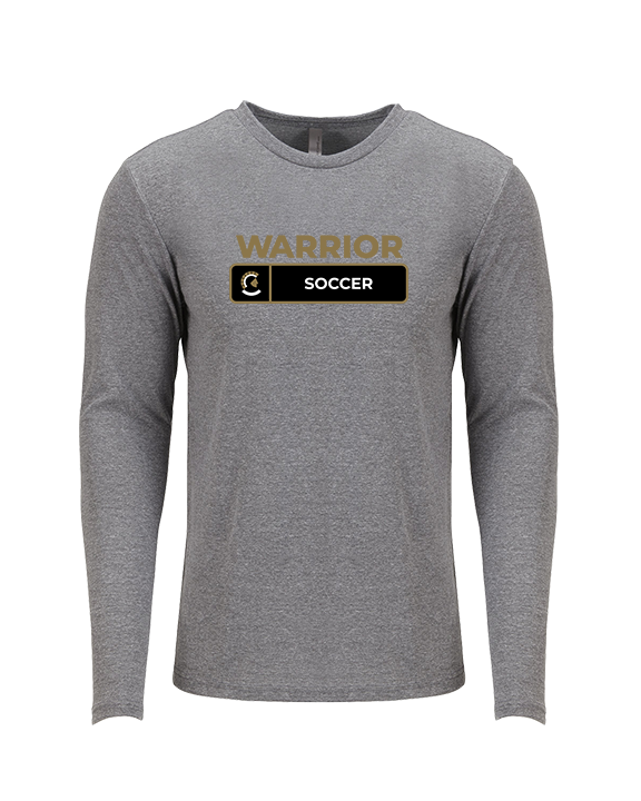 Army & Navy Academy Soccer Pennant - Tri-Blend Long Sleeve