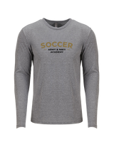 Army & Navy Academy Soccer Short - Tri-Blend Long Sleeve