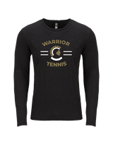 Army & Navy Academy Tennis Curve - Tri-Blend Long Sleeve