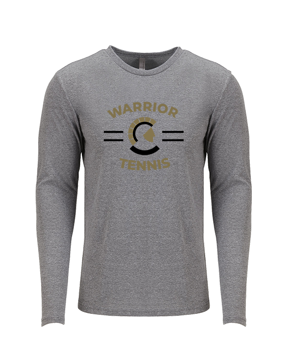 Army & Navy Academy Tennis Curve - Tri-Blend Long Sleeve