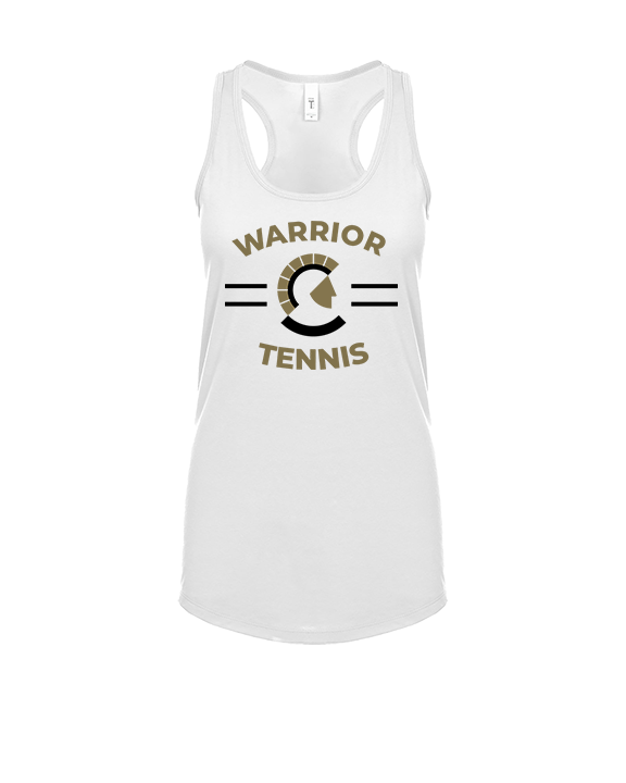 Army & Navy Academy Tennis Curve - Womens Tank Top
