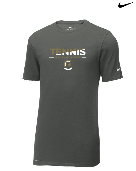 Army & Navy Academy Tennis Cut - Mens Nike Cotton Poly Tee