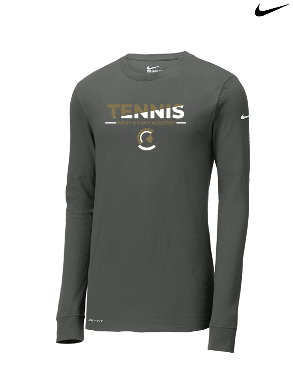 Army & Navy Academy Tennis Cut - Mens Nike Longsleeve