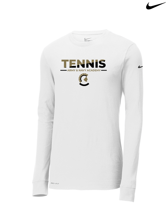 Army & Navy Academy Tennis Cut - Mens Nike Longsleeve