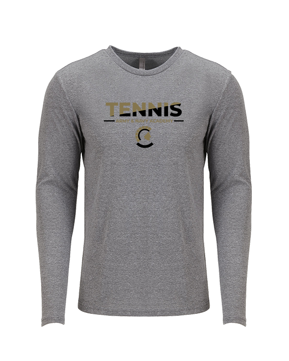 Army & Navy Academy Tennis Cut - Tri-Blend Long Sleeve