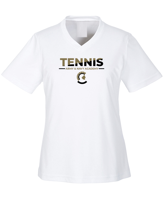 Army & Navy Academy Tennis Cut - Womens Performance Shirt