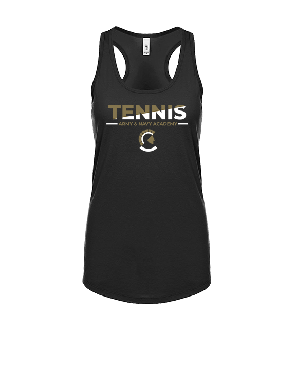 Army & Navy Academy Tennis Cut - Womens Tank Top