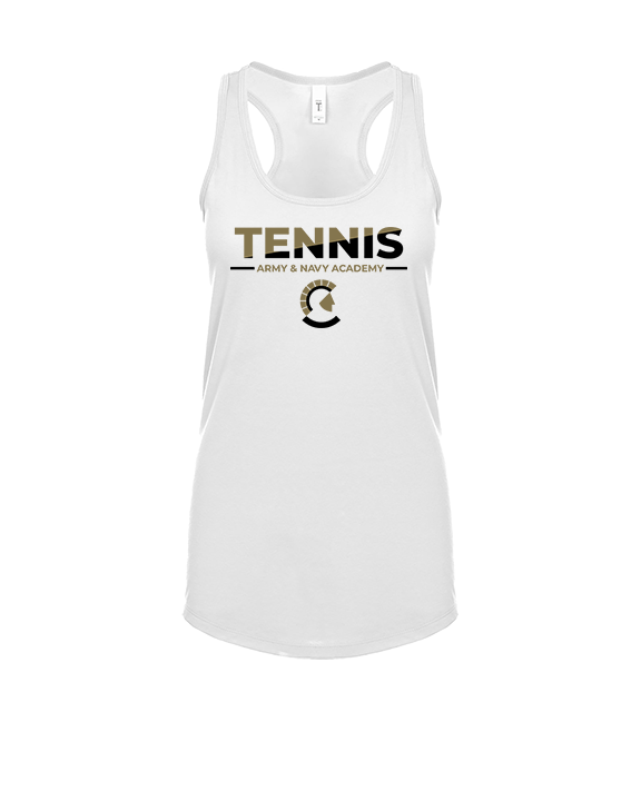 Army & Navy Academy Tennis Cut - Womens Tank Top