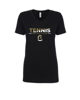 Army & Navy Academy Tennis Cut - Womens Vneck