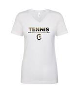 Army & Navy Academy Tennis Cut - Womens Vneck